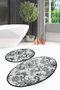 Mijölnir Lace Djt Juego de Alfombrillas de Baño Multicolor